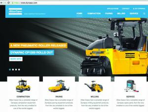 Atlas Copco launches redesigned Dynapac website
